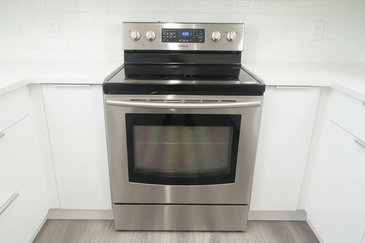 Samsung - Cuisinière Vitrocéramique -inox- Usagé